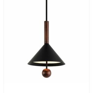 Black and Brown Pendant Light